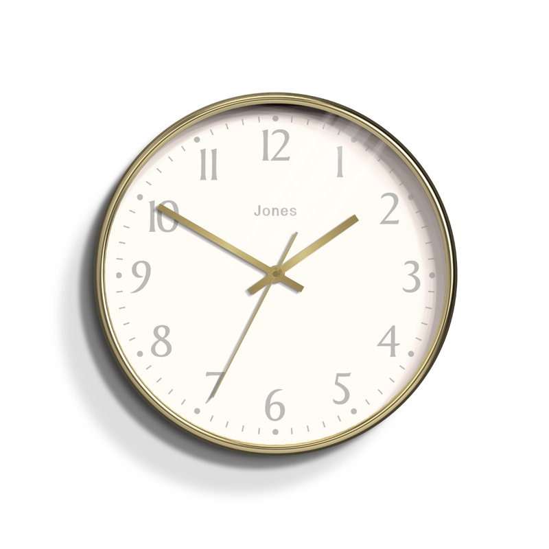 Acrylic Wall Clock, Gold
