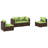 4 Piece Lounge Sofa Seating Group-1273851434-1273851435