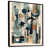 Toile avec cadre flottant noir