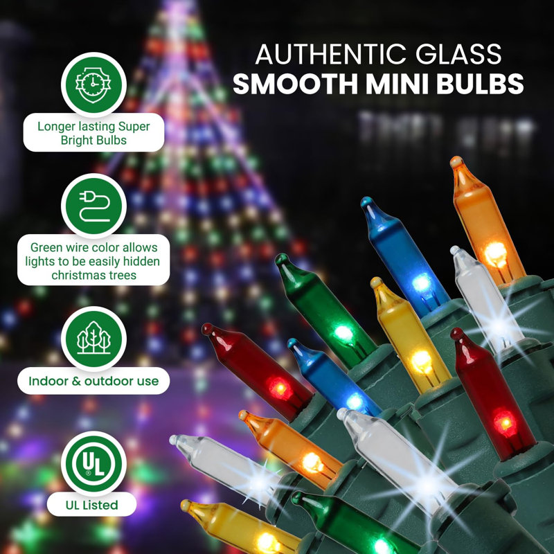 Lumières scintillantes Tupkee Christmas Uniquely, Multi-couleur