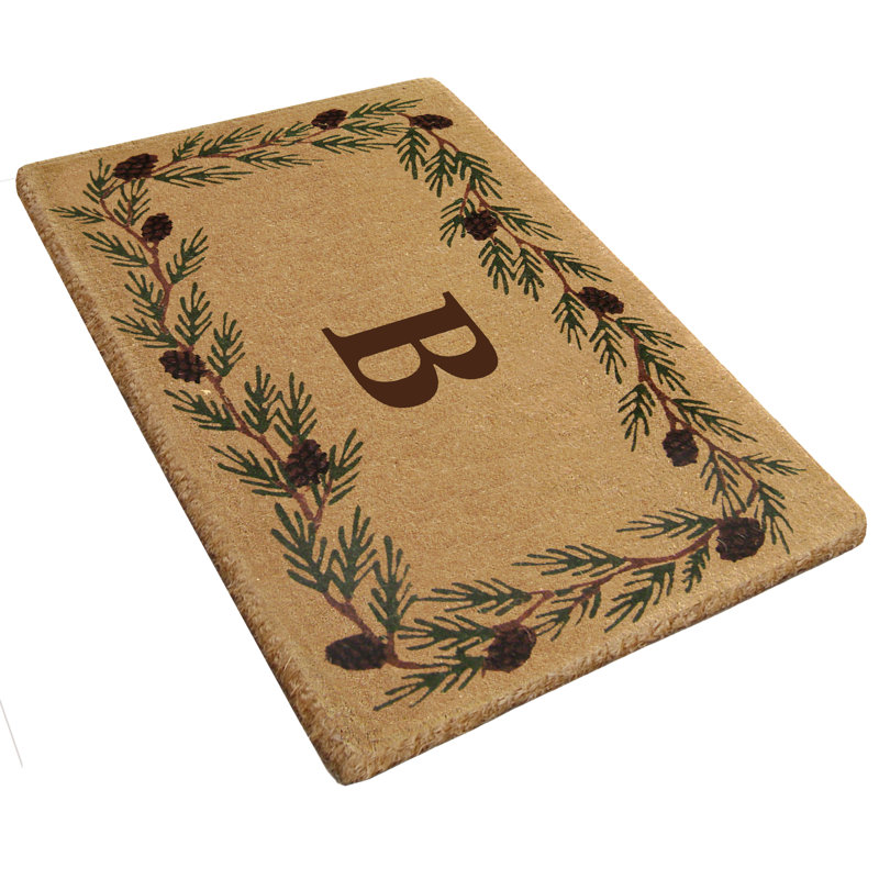 Tapis de porte antidérapant pour l'extérieur, B, L 37 po x L 36 po