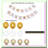 Golf Party Banner Set Black Glitter 40th