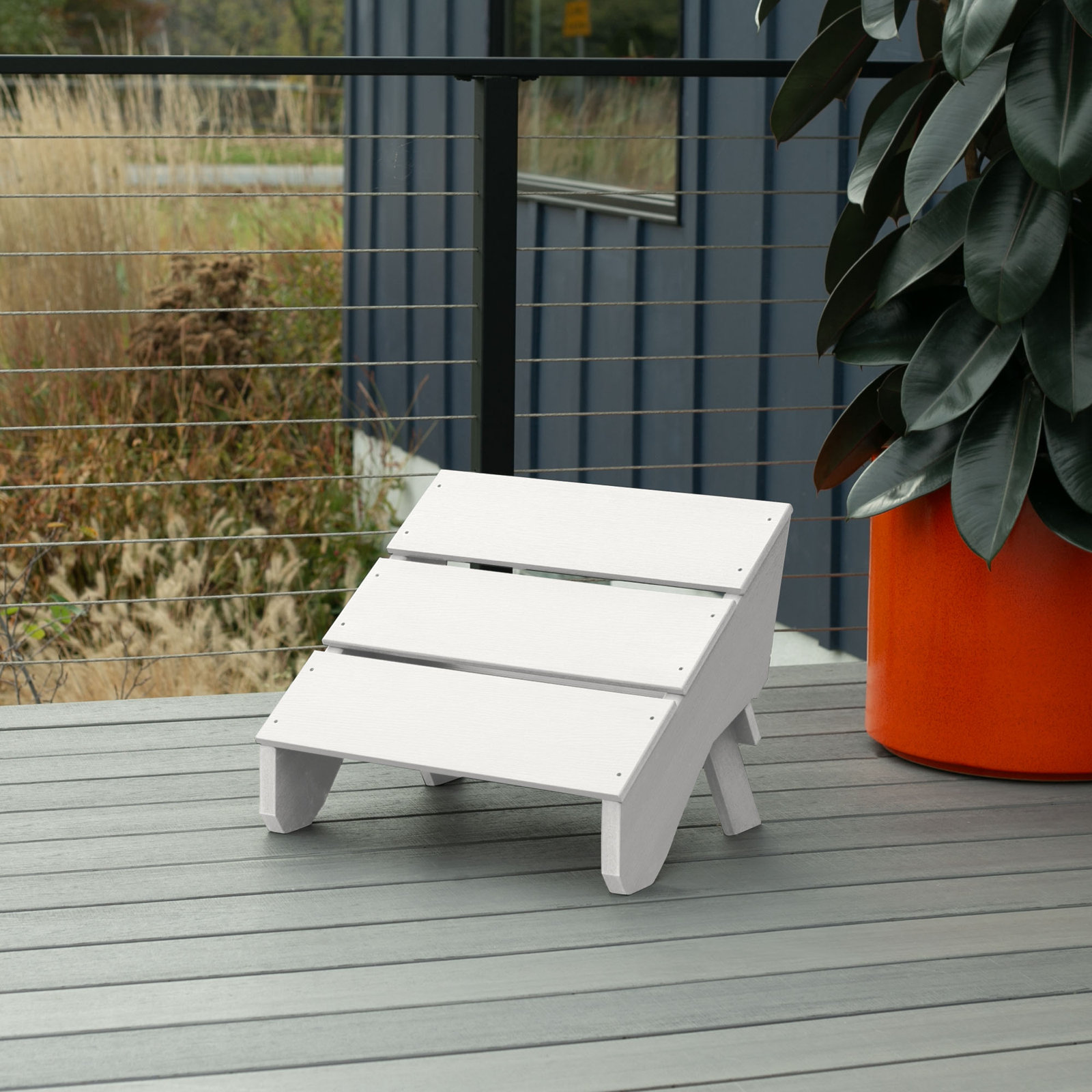 Byrnes Adirondack Chair, White