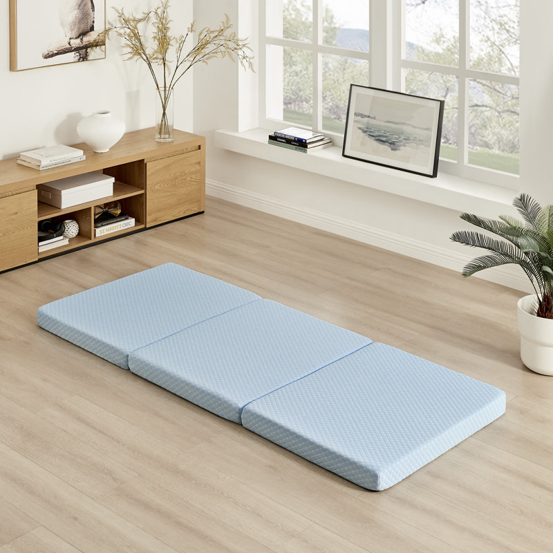 Surmatelas pour lit pliant 3 pouces Runfine, 38 po x 75 po