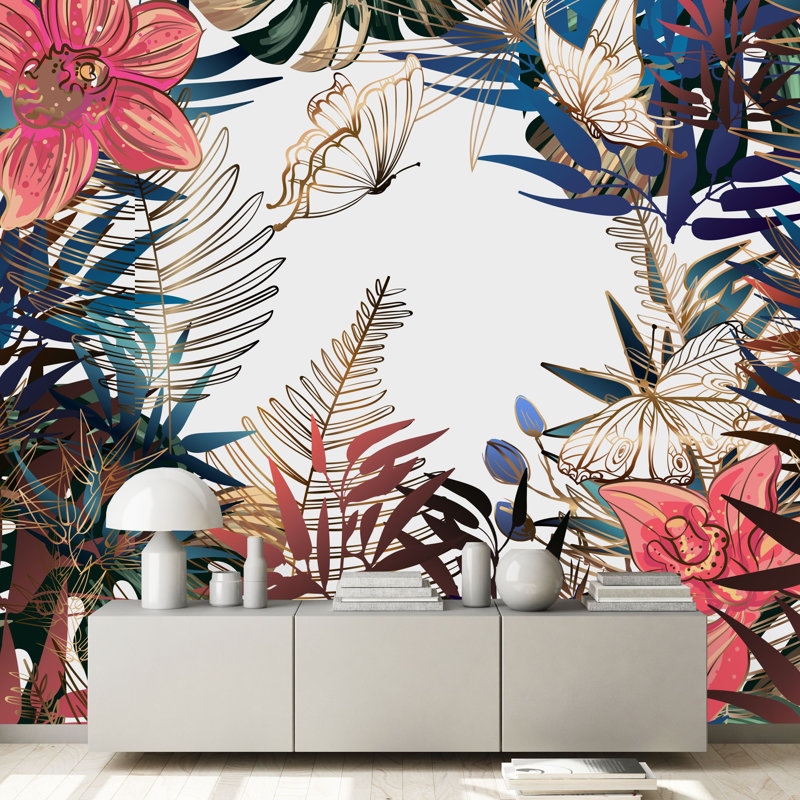 Klaz Peel & Stick Wall Mural, 125" W x 10.42" L