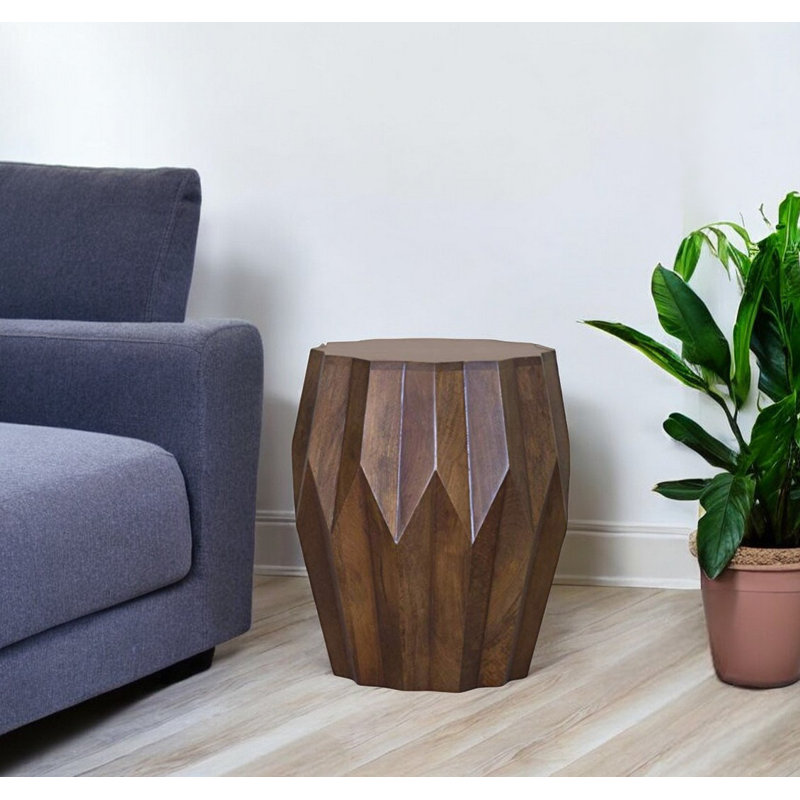 Solid Wood End Table