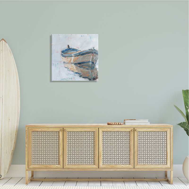 Motomarine abandonnée, Toile, H 24 po x l 24 po x P 1,5 po