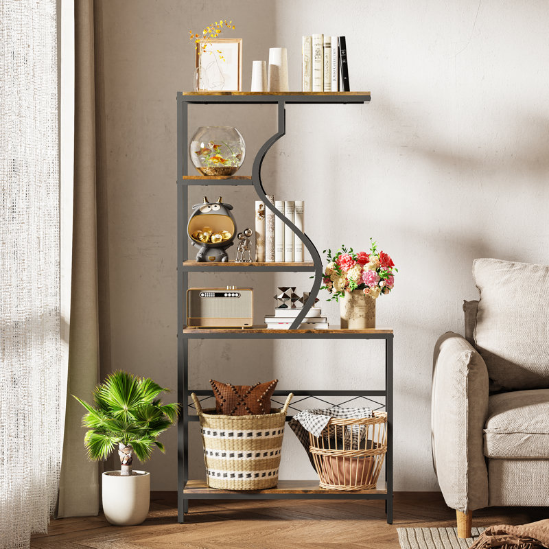 180cm H x 90cm W Metal Book Display Bookcase