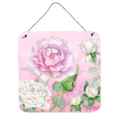 Décoration murale jardin rose