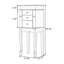 Armoire à bijoux rectangulaire vert foncé en bois manufacturé