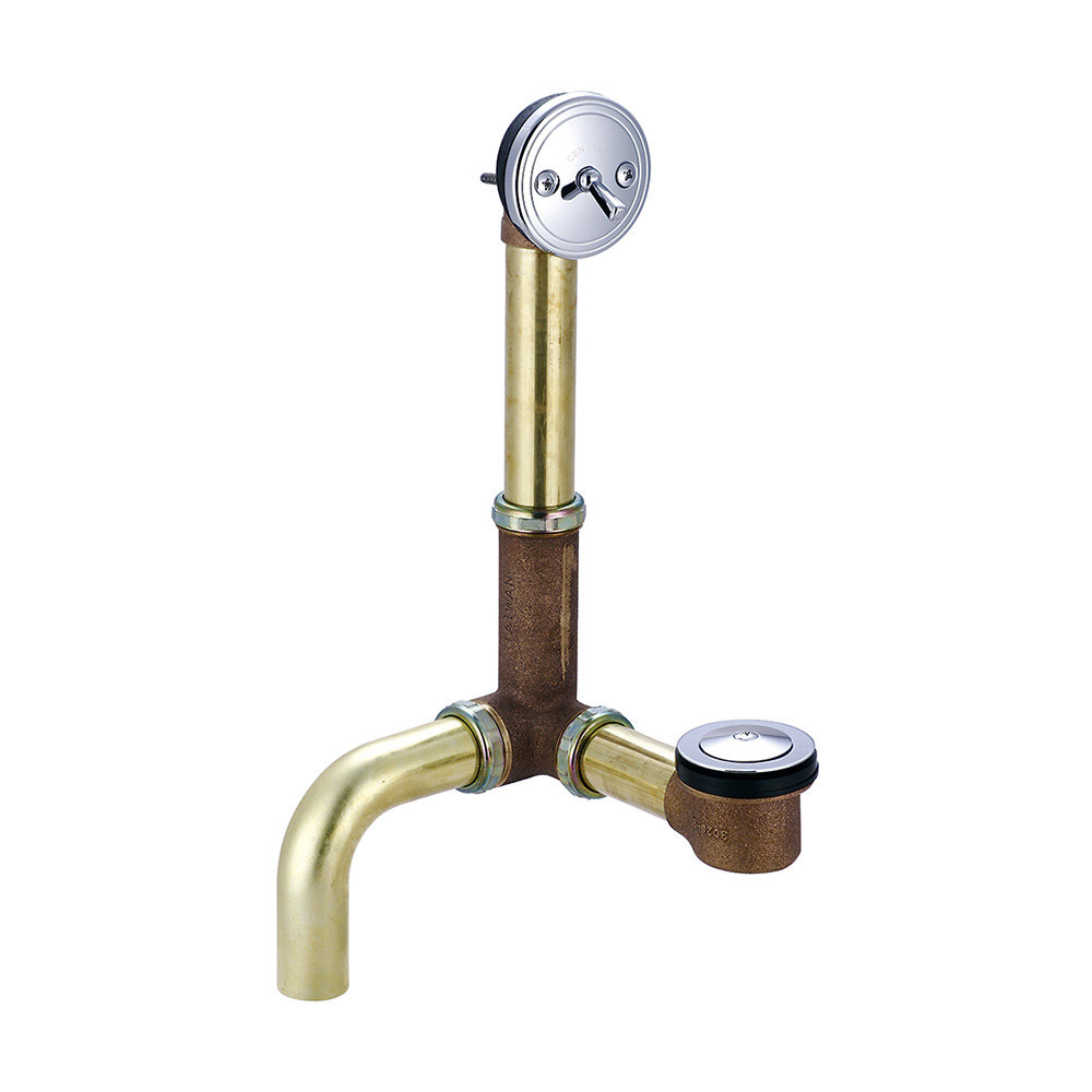 7.13'' W Leg Central Brass