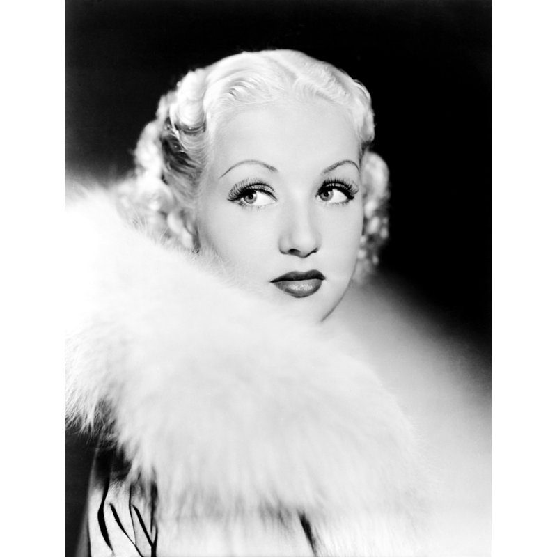Gros plan sur Betty Grable - photographie non encadrée, H 10 po x l 8 po