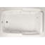 Baignoire de tourbillon à chute 66" x 48" duo Designer-88750419-9227970