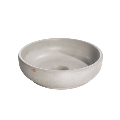 Fladd Round Concrete Vessel Sink