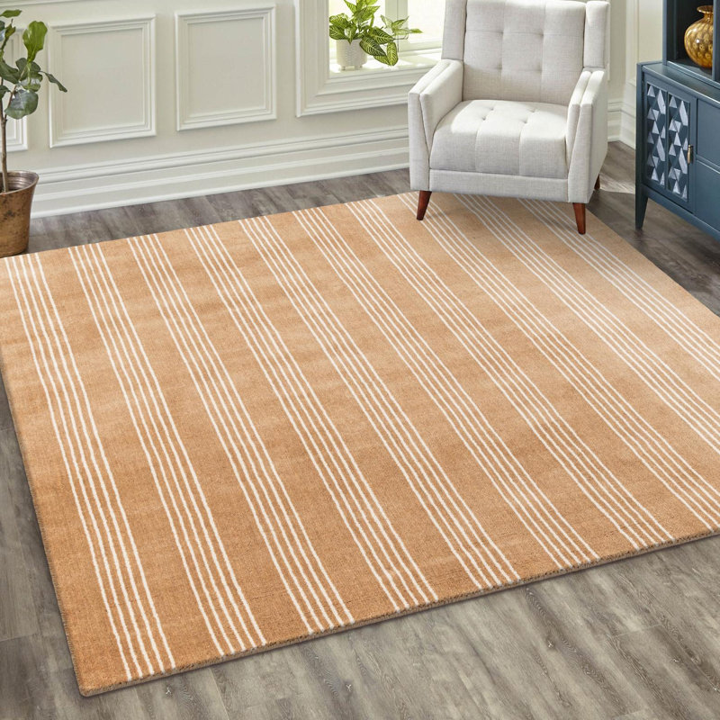 Tapis en laine naturelle Jill Zarin Winchester, Carré 10 pi
