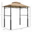 Abri de jardin brun foncé 8X5FT, pour l'extérieur