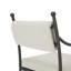 Fauteuil d'extérieur Leni avec coussins Moonveil et structure en aluminium thermolaqué gris chaud