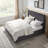 Modern Upholstered Platform Bed Frame With Headboard-1070436225-1070436223
