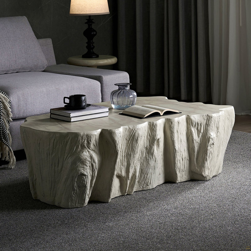 Table basse 48,62 pouces, Beige