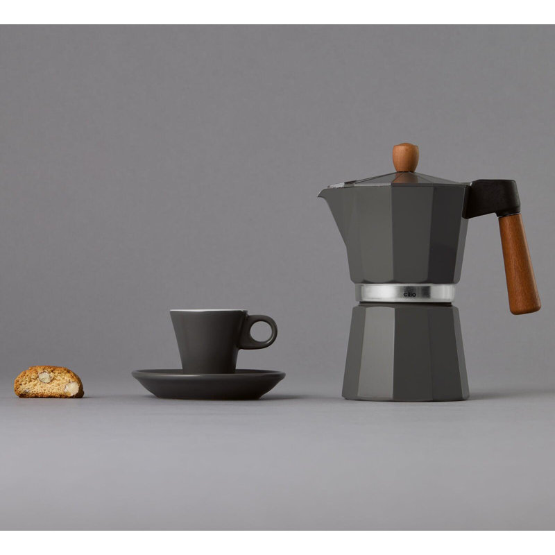 Machine à espresso Legno, gris, 7,5 H, Gris