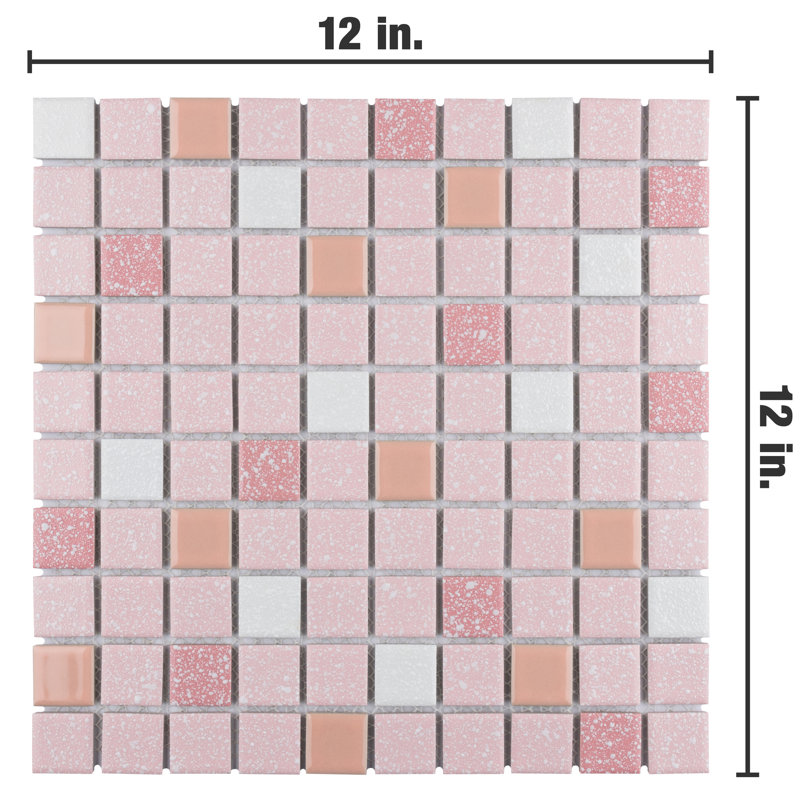 Crystalline 1.09'' x 1.09'' Porcelain Wall & Floor Tile