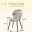 Modern Simple Round Solid Wood Dining Table Set - Set Of 4 Diamond Pattern Velvet Dining Chairs - Metal Legs - For Living Room/Bedroom-1685596071-1686694139