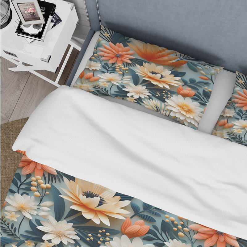 Ensemble de housse de couette Warm I, Housse de couette pour très grand lit et 2 très