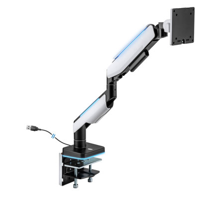 Mount-It! Heavy-Duty Single Monitor Arm for Ultrawide Screens Up To 49" / 44 lbs. for VESA Desk Mount
