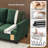 83.5" Upholstered Square Arm Suede Sofa-773577991