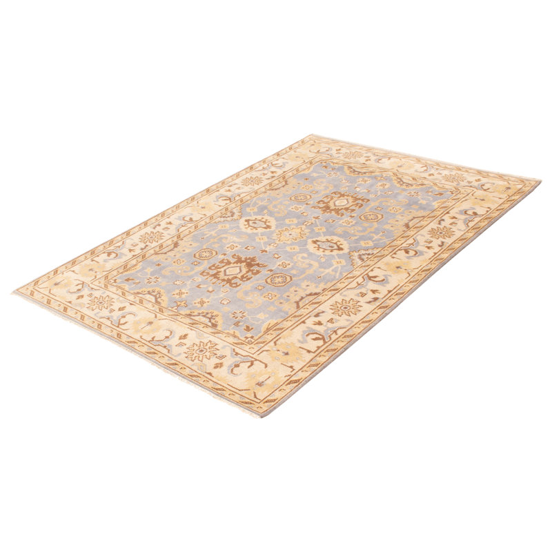 Tapis gris Ayaana Oushak 6 pi 2 po x 8 pi 8 po