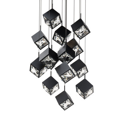 Ice Cube Round Multi-Light 4-CCT Pendant