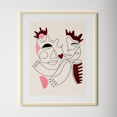 Love Yours Print by Shatha Al Dafai