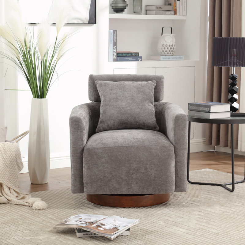 dossier réglable, tissu chenille doux et confortable, conception ergonomique de la chaise de salon, Gris chenille