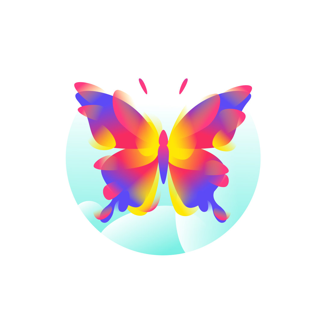 Schmetterling Illustration von Andrei Ermakov - Leinwandbild