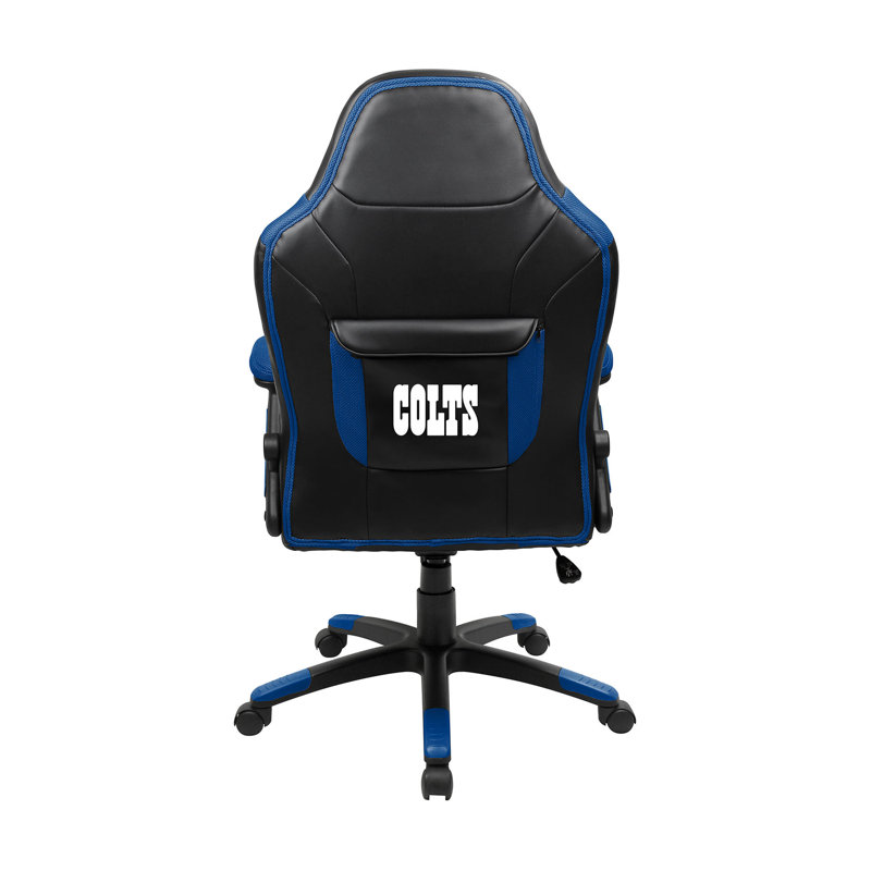 NFL Oversized Gaming Chair, Black/Blue and Indianapolis Coltsand