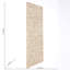 Décoration murale rectangulaire en bois sculptée à la main mandala avec miroir - 24 po x 71 po