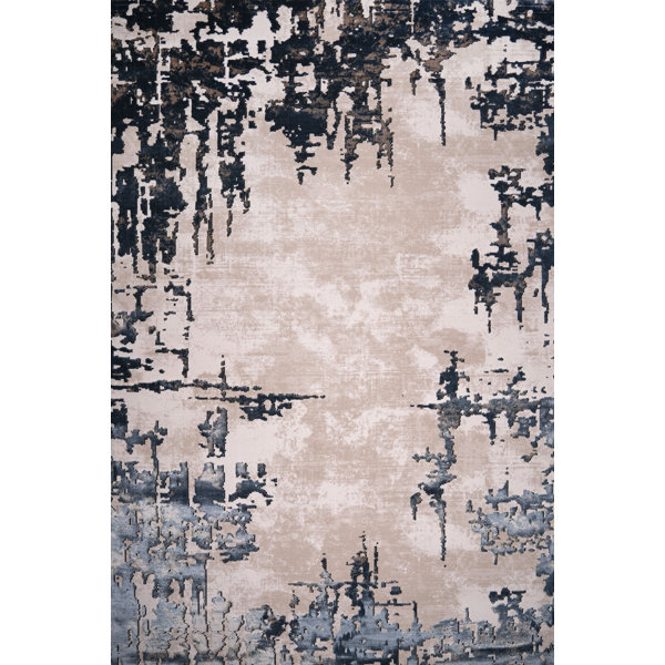 Metro Lane Ruby Urban Fade Taupe Abstract Area Rug | Wayfair.co.uk