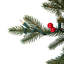 Arbre de Noël artificiel épinette noble préinstallé Real Touch, 4,5 pi, blanc chaud