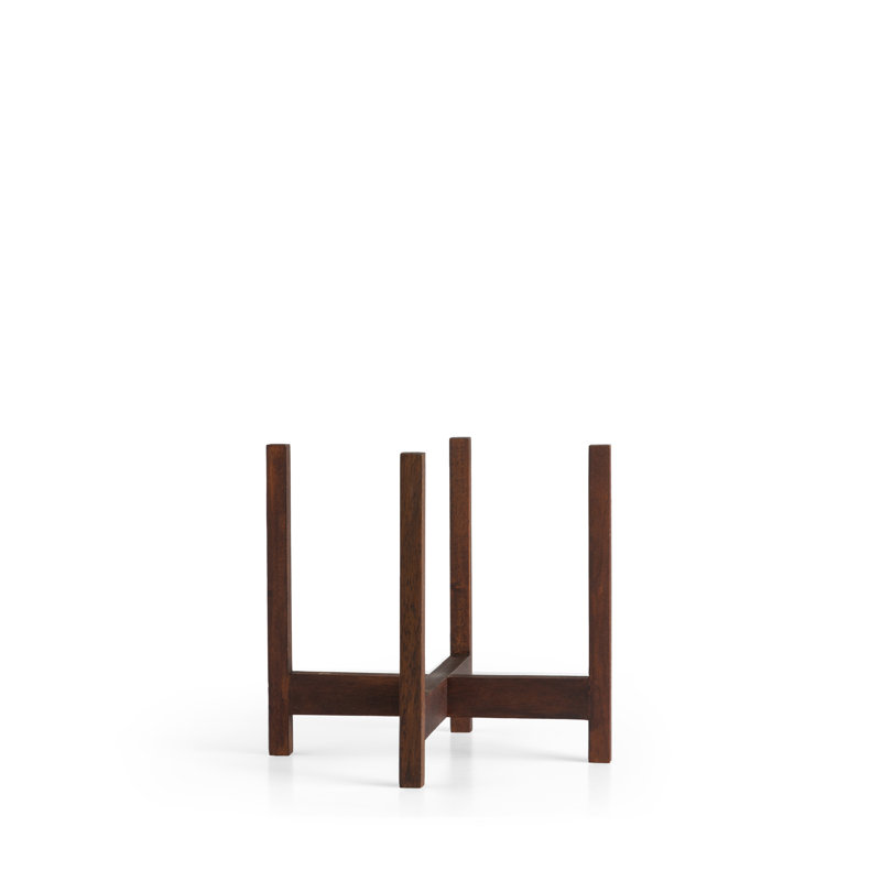 Support pour plante Luders, Acajou foncé, H 9 po x l 10 po x P 10 po