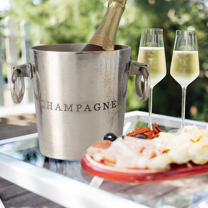 Seau à champagne en métal Karsson