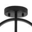 Plafonnier semi-encastré cylindrique rond 2 lumières Ralston-1431236336