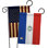 Ensemble de drapeaux décoratifs en polyester 2 faces 19 x 13 po 2 pièces paraguay impressions