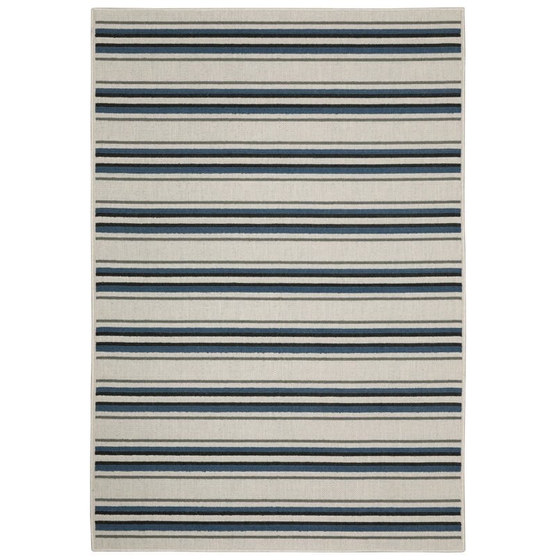 Musgrove Geometric Indoor / Outdoor Rug, Rectangle 7'10" x 10'
