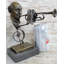 Sculpture abstraite en bronze en bronze sur buste
