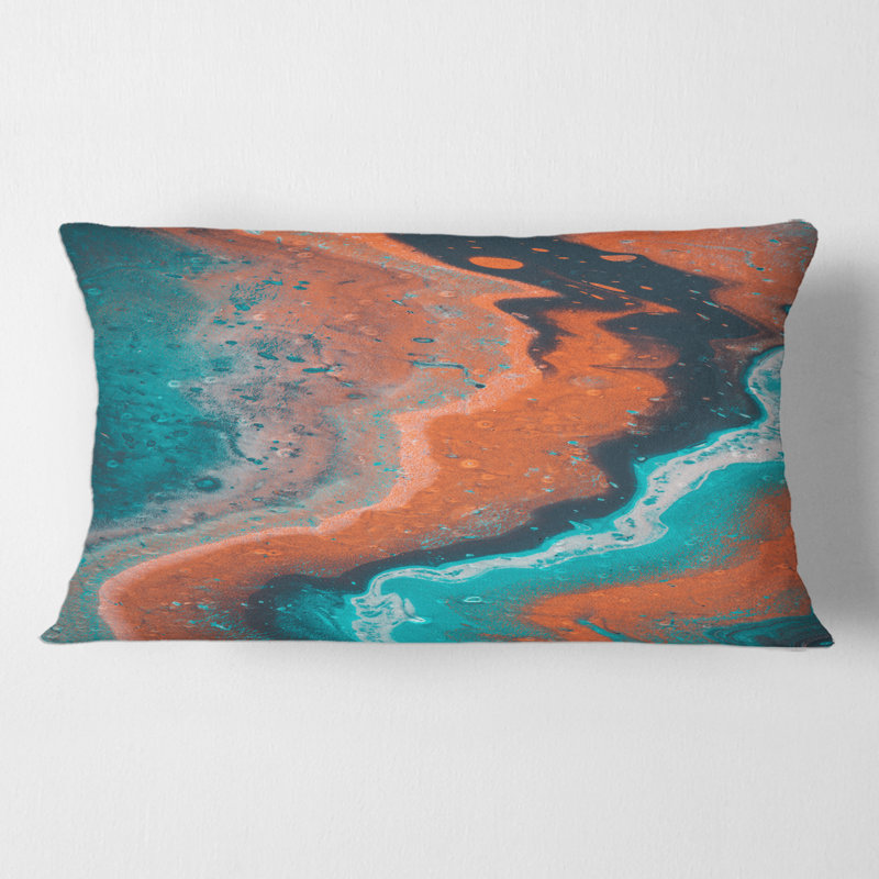 Abstract Throw Pillow
