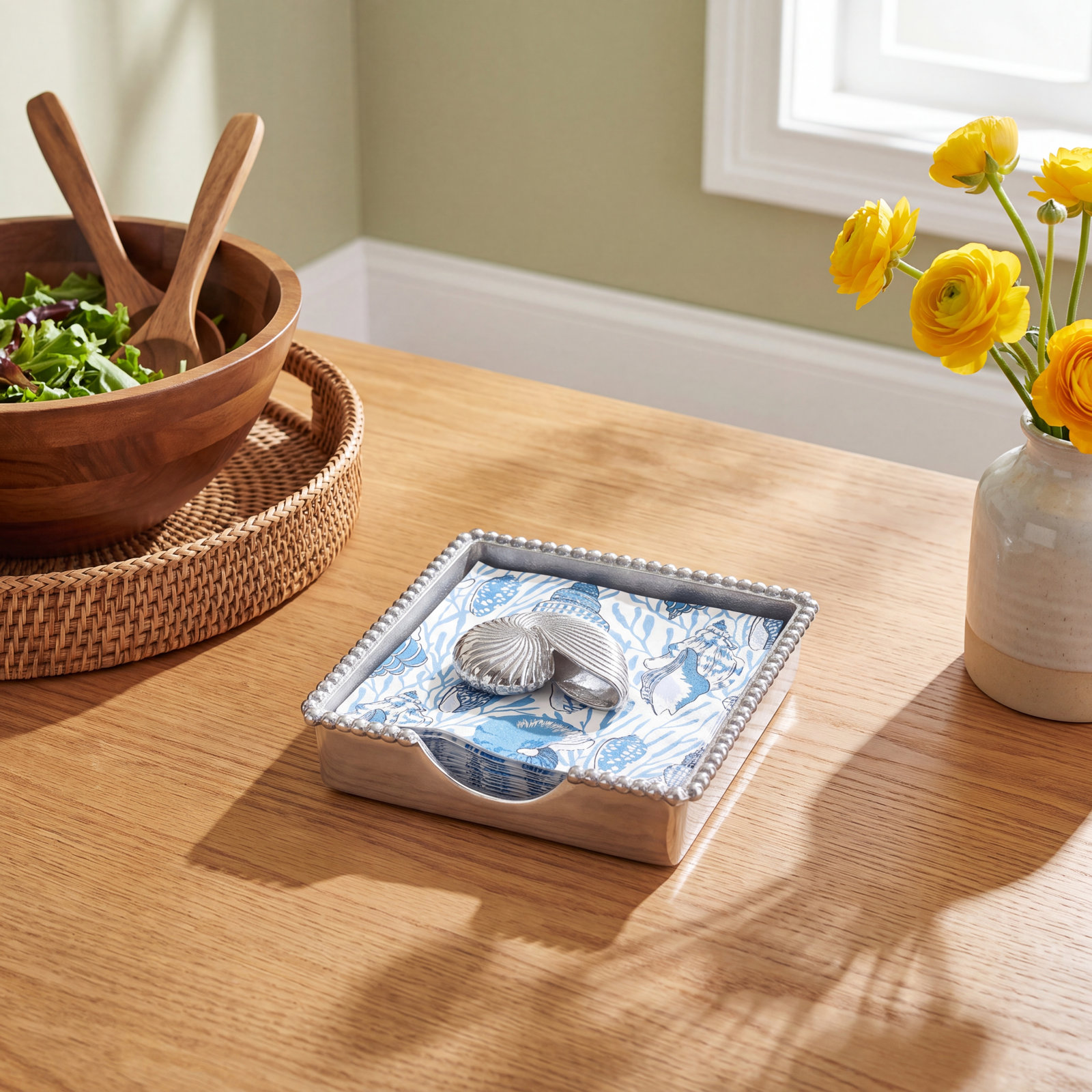 Seaside Aluminum Napkin Box