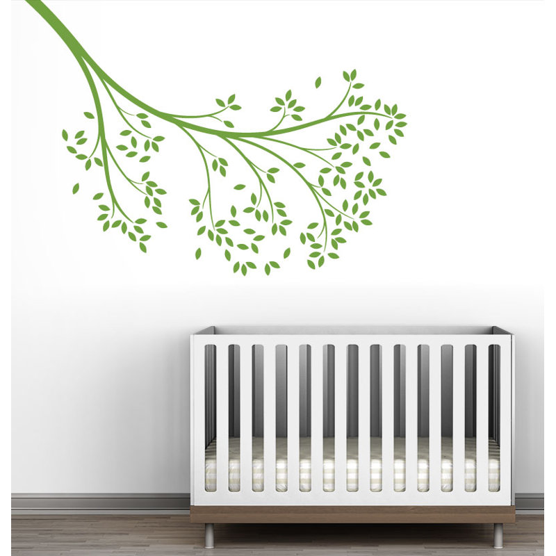 Décalcomanie murale branche atteindre, Vert lime