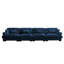 Canapé modulaire surdimensionné à assise profonde et coussins-409793574