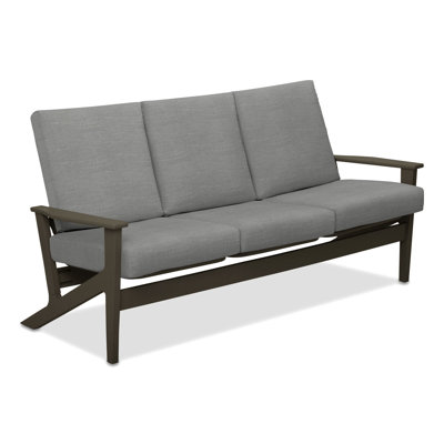 Chrisa 74.5'' Wide Patio Sofa with Cushions