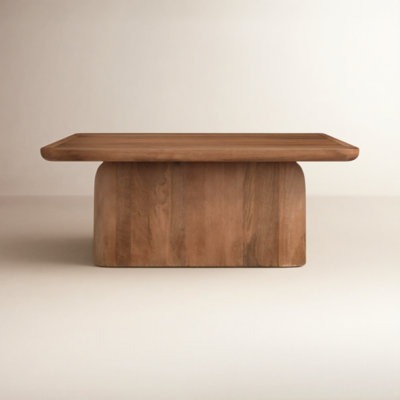 Bergholt Solid Wood Block Coffee Table